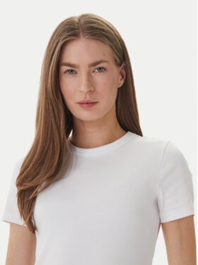 ONLY T-Shirt Val 15339774 Biały Slim Fit