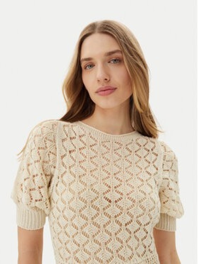 TWINSET Sukienka dzianinowa 251TT3172 Beżowy Regular Fit