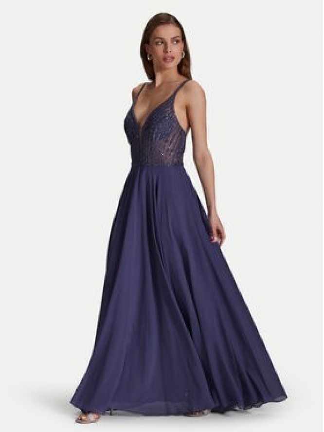 Hey Kyla Sukienka wieczorowa 5AI056HK Fioletowy Regular Fit