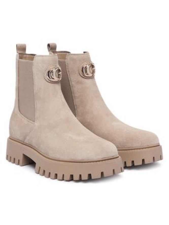 Guess Sztyblety FLTF2D SUE10 Beżowy jasny