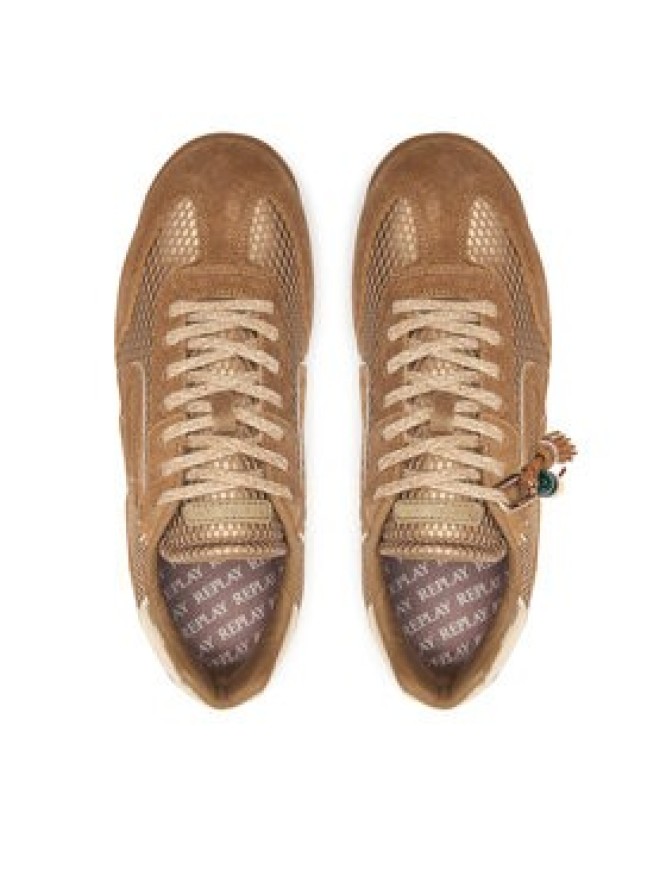 REPLAY Sneakersy GWSIC .000.C0205T Brązowy