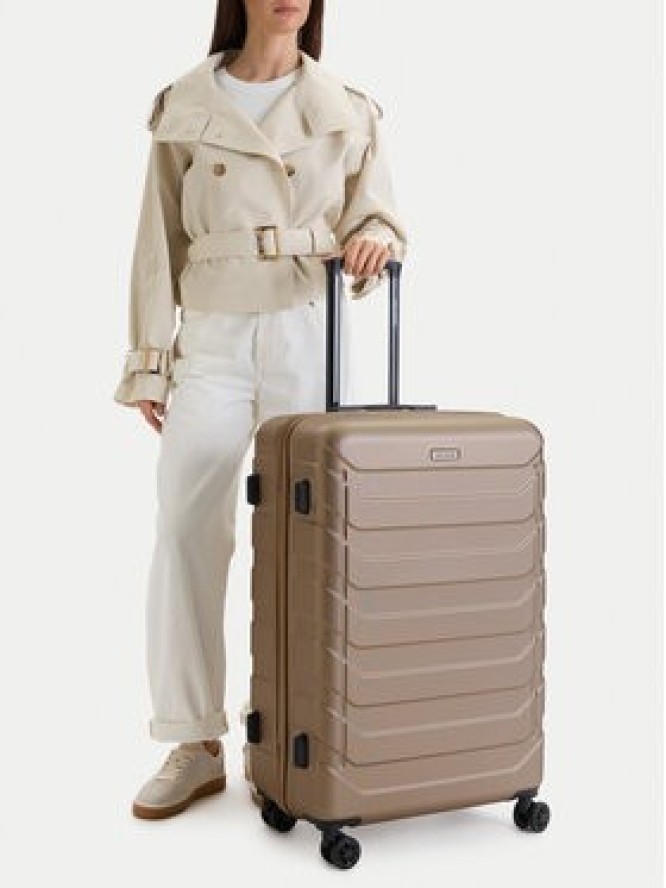 GINO ROSSI Walizka duża GIN-L-002-05-GOLD Złoty