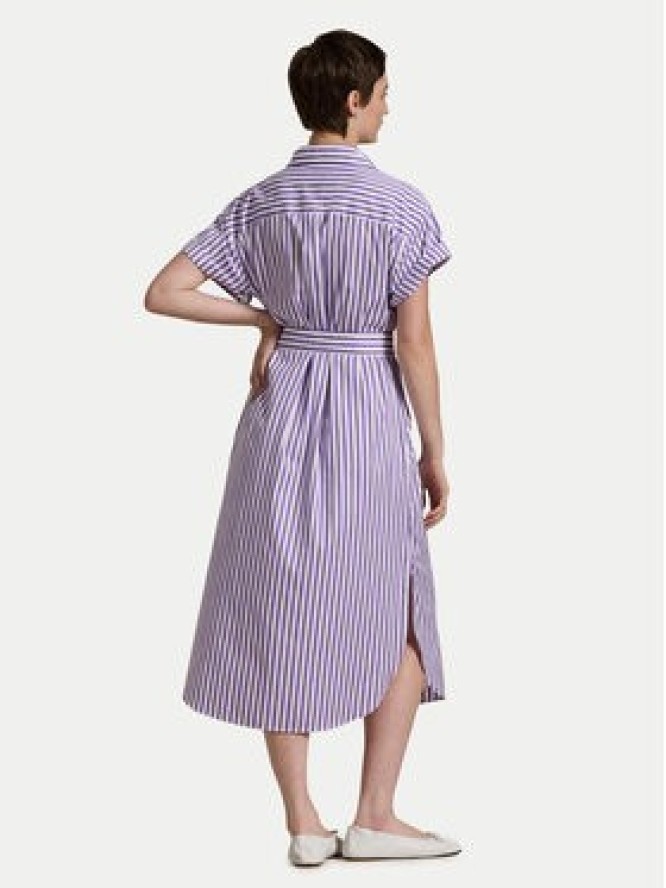 Polo Ralph Lauren Sukienka koszulowa 211959911002 Fioletowy Regular Fit