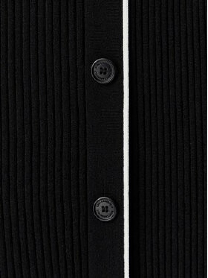 KARL LAGERFELD Sukienka dzianinowa B2W13004 Czarny Slim Fit