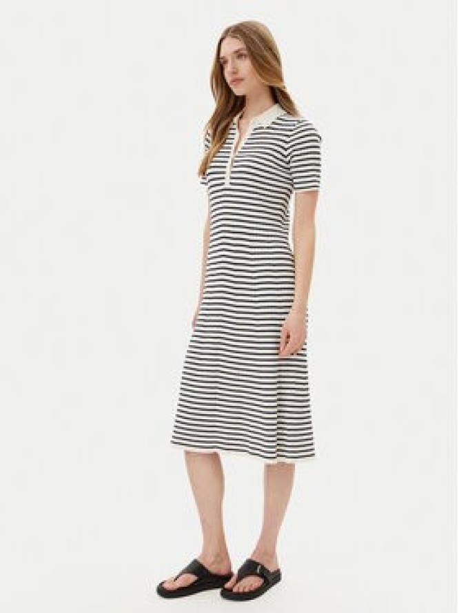 Gant Sukienka dzianinowa 4502085 Biały Slim Fit