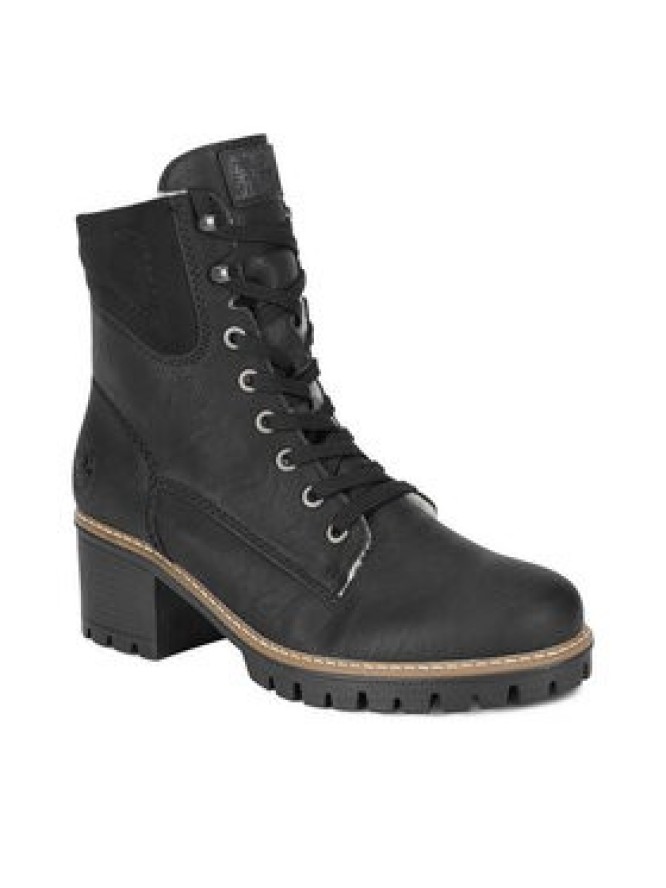 Rieker Trzewiki Y8610-00 Czarny