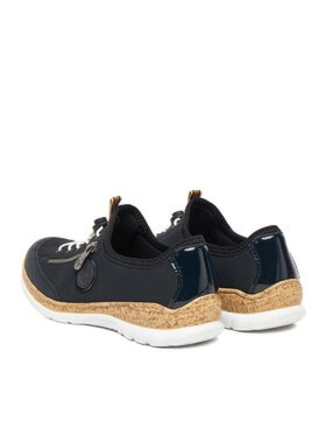 Rieker Sneakersy N4263-14 Czarny