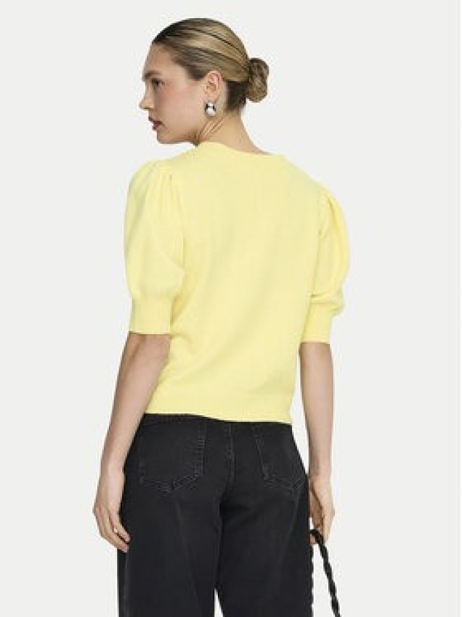 ONLY Sweter Rica 15318551 Żółty Regular Fit