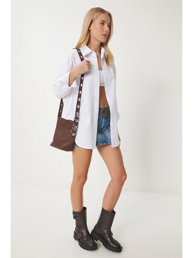 Happiness Istanbul Bluzka w kolorze białym rozmiar: 36