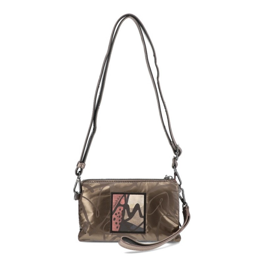 Brązowa Elegancka Torebka Damska Anekke