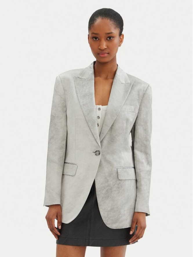 PINKO Marynarka For You 104716 A2BP Szary Regular Fit