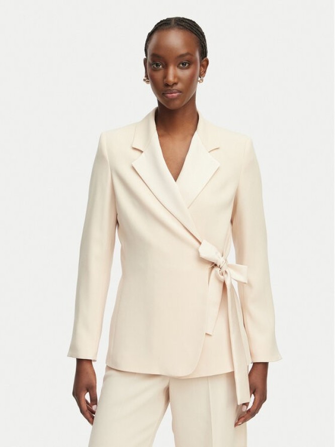 Marella Marynarka Geleda 2613041102 Beżowy Slim Fit