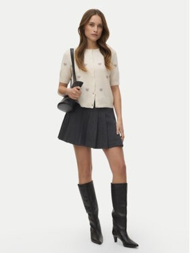 Vero Moda Kardigan Doffy 10330795 Beżowy Regular Fit