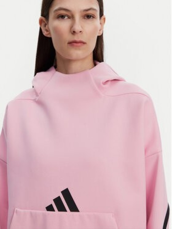 adidas Bluza Z.N.E. JD5992 Różowy Loose Fit