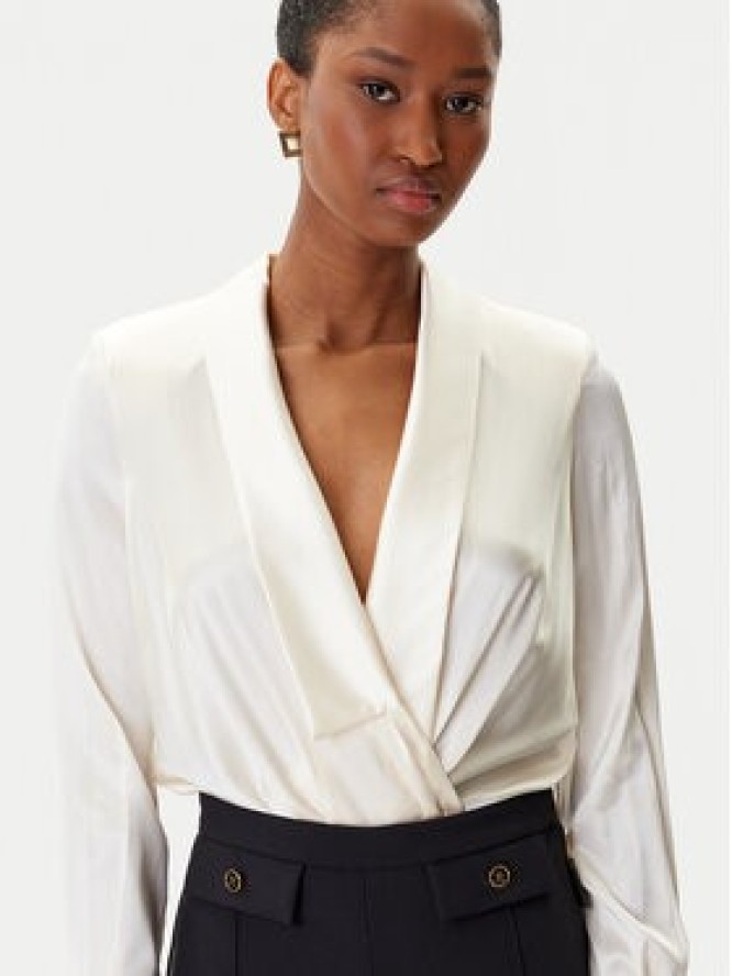 Elisabetta Franchi Body CB-007-57E2-V490 Beżowy Regular Fit