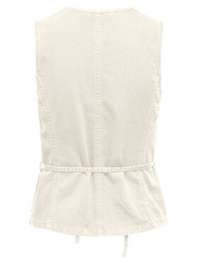 ONLY Top Silla 15374051 Kremowy Regular Fit