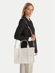 Marc Jacobs Torebka The Leather Medium Tote H004L01PF21 Écru