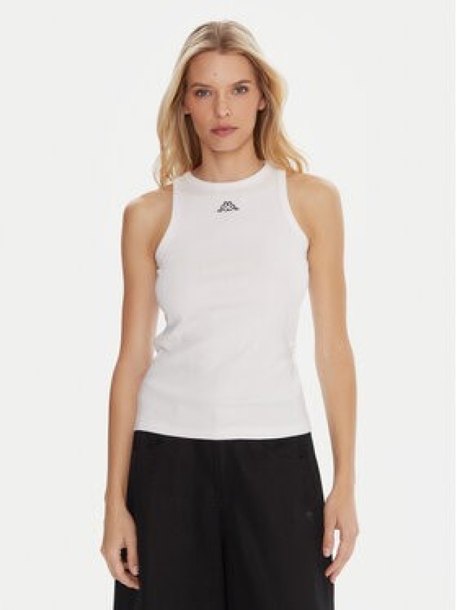 Kappa Komplet topów Logo Benny 322565W Biały Regular Fit