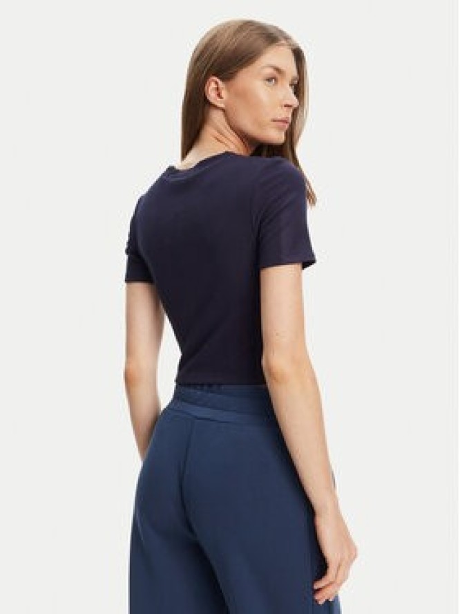 Guess T-Shirt V5YP08 K8RT2 Granatowy Slim Fit