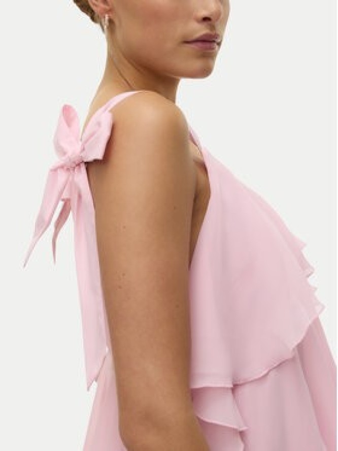 Vero Moda Sukienka wieczorowa Felicia 10331377 Różowy Regular Fit
