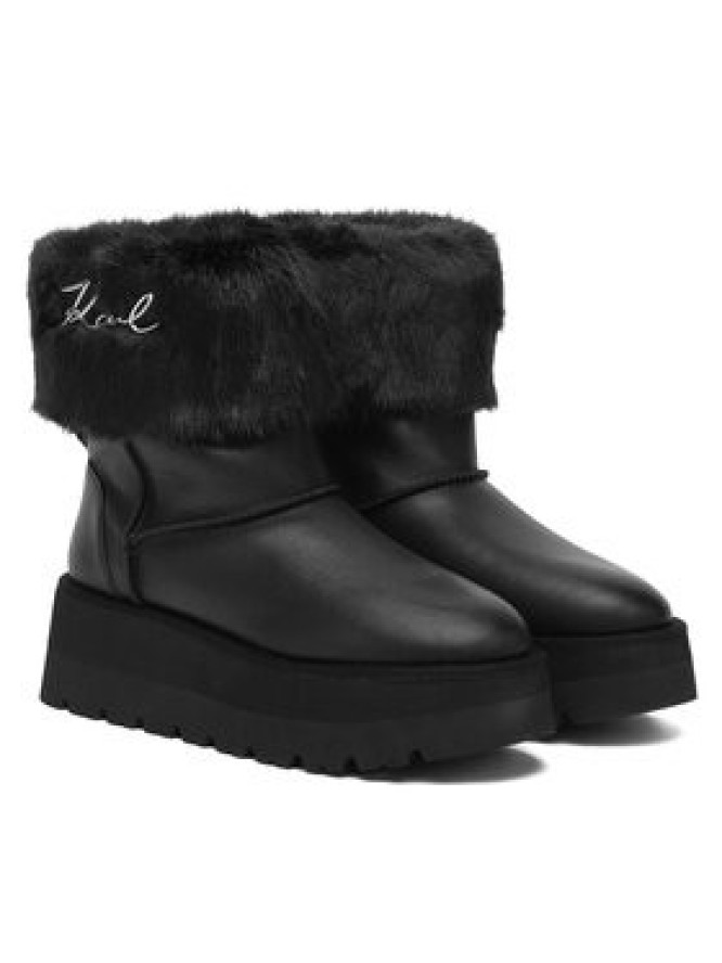 KARL LAGERFELD Śniegowce KL48655 Czarny