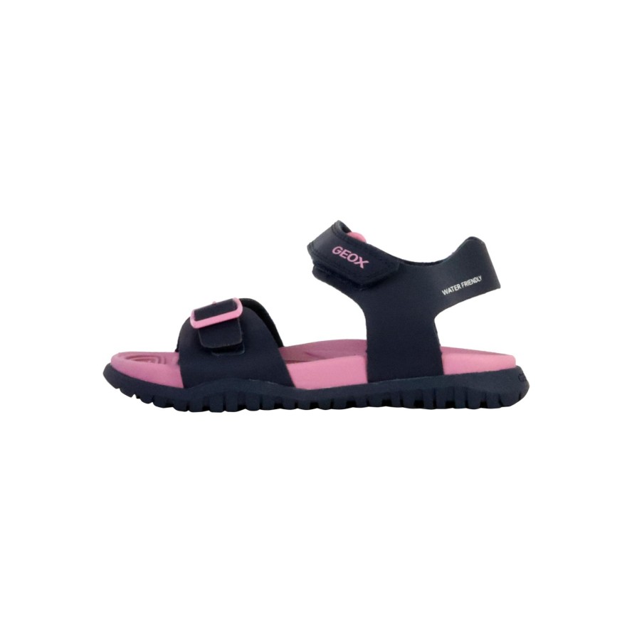 Sandały GEOX J SANDAL FUSBETTO GI Niebieski