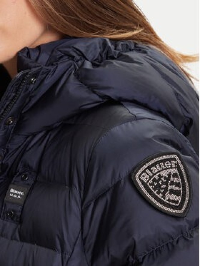 Blauer Kurtka puchowa 25WBLDK03101 Granatowy Regular Fit