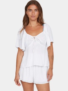 T-shirt damski O'Neill Hughes Woven