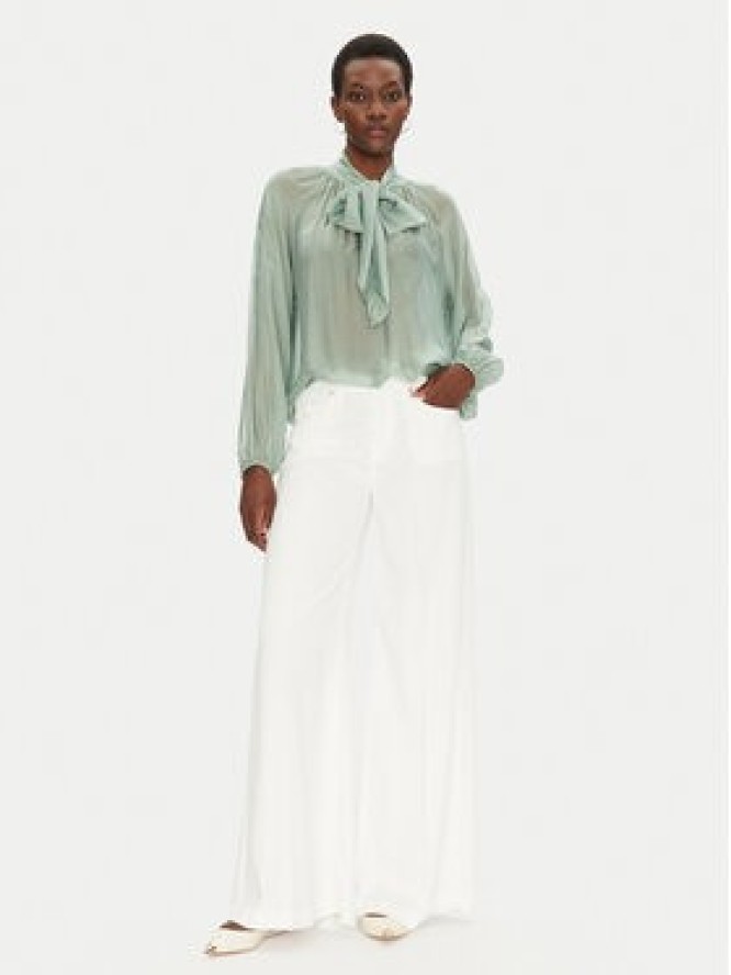 Dixie Bluzka C207W022A Zielony Regular Fit