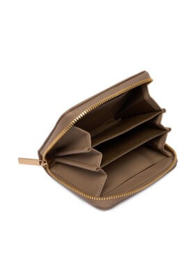 Calvin Klein Portfel Emblem Aop Embossed Zip Around LV04F1081G Beżowy