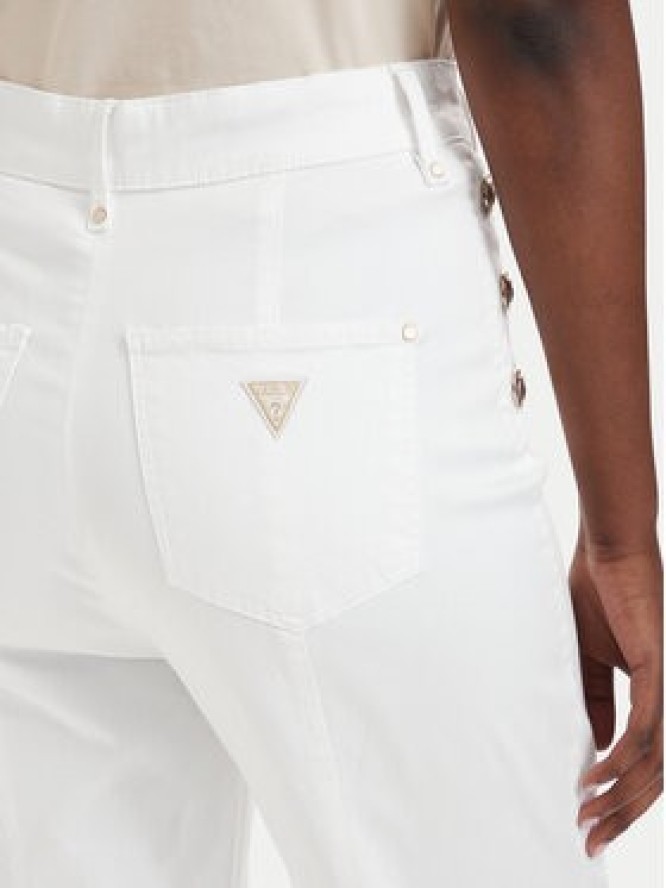 Guess Jeansy W6GA0P W2440 Biały Regular Fit