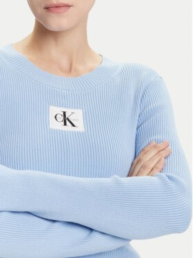 Calvin Klein Jeans Sukienka codzienna LV047D307G Niebieski Slim Fit