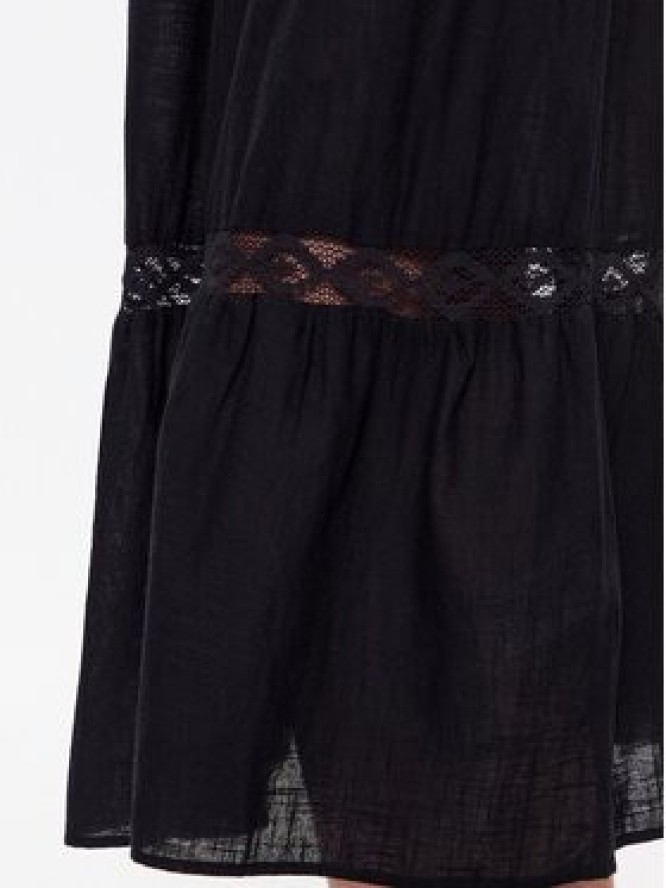 Brave Soul Sukienka letnia LDRW-569LEILA Czarny Relaxed Fit