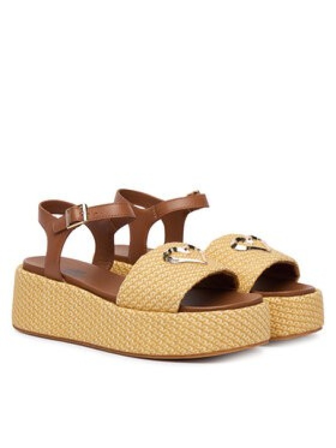 LOVE MOSCHINO Sandały JA16127I0OJR610B Beżowy