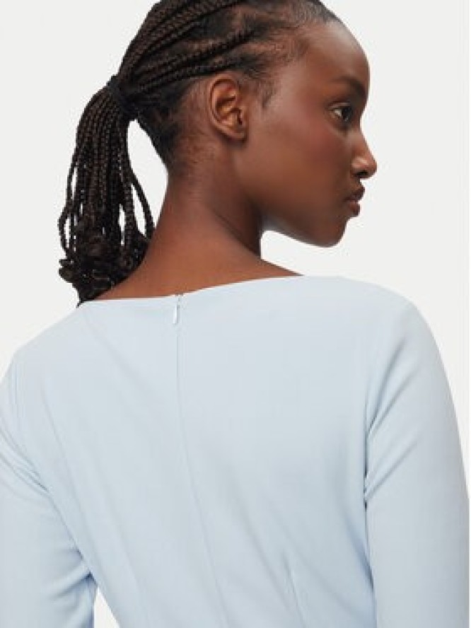 Rinascimento Sukienka koktajlowa CFC0127892003 Błękitny Regular Fit