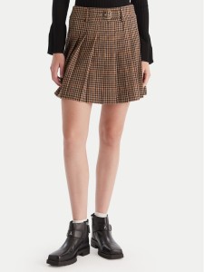 Liu Jo Spódnica mini MF5156 T4335 Beżowy Regular Fit