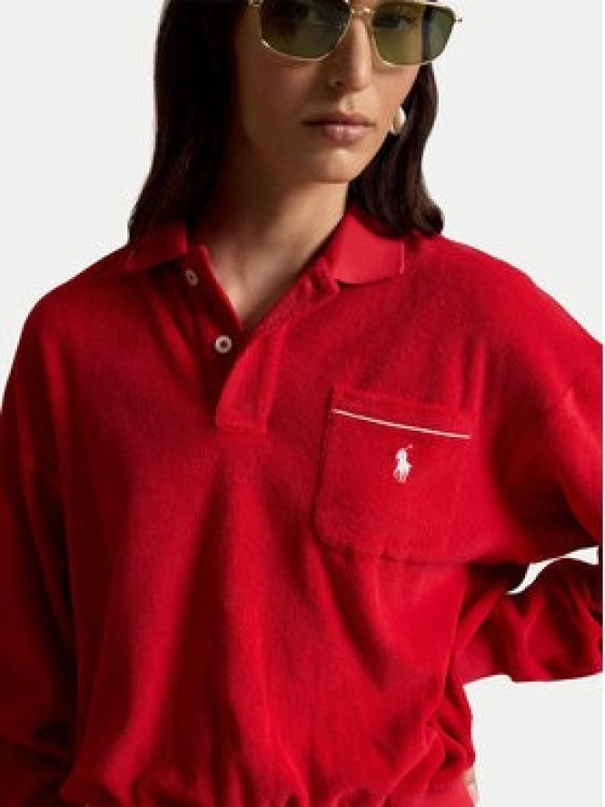 Polo Ralph Lauren Bluza 211A12737003 Czerwony Relaxed Fit