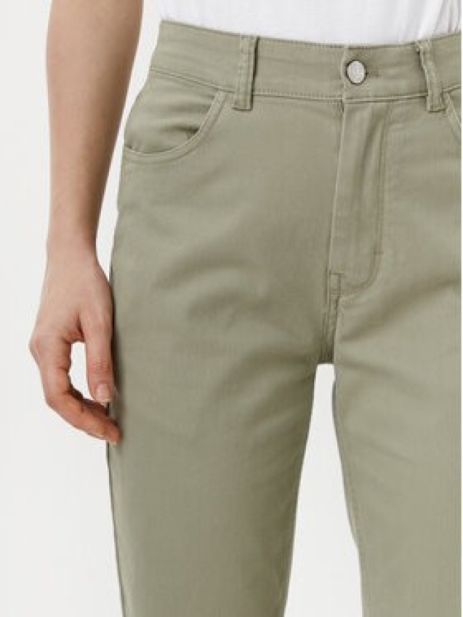 Calvin Klein Jeans Spodnie materiałowe J20J224852 Zielony Straight Fit