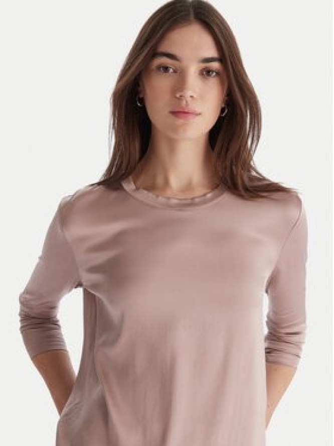 ViCOLO Bluzka TF0244 Różowy Regular Fit