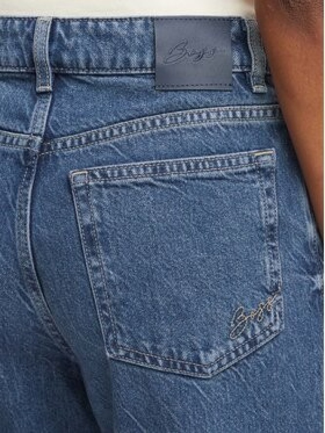 BOSS Jeansy 50569173 Niebieski Straight Leg