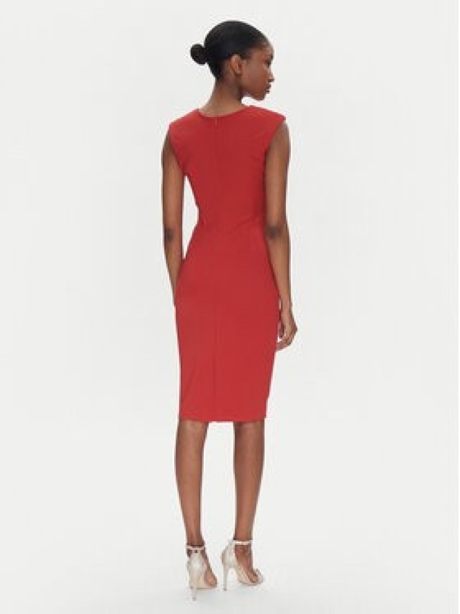 Rinascimento Sukienka koktajlowa CFC0122548003 Czerwony Regular Fit