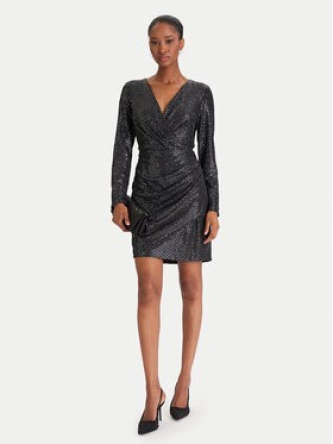 DKNY Sukienka koktajlowa DD5IZ632 Czarny Slim Fit