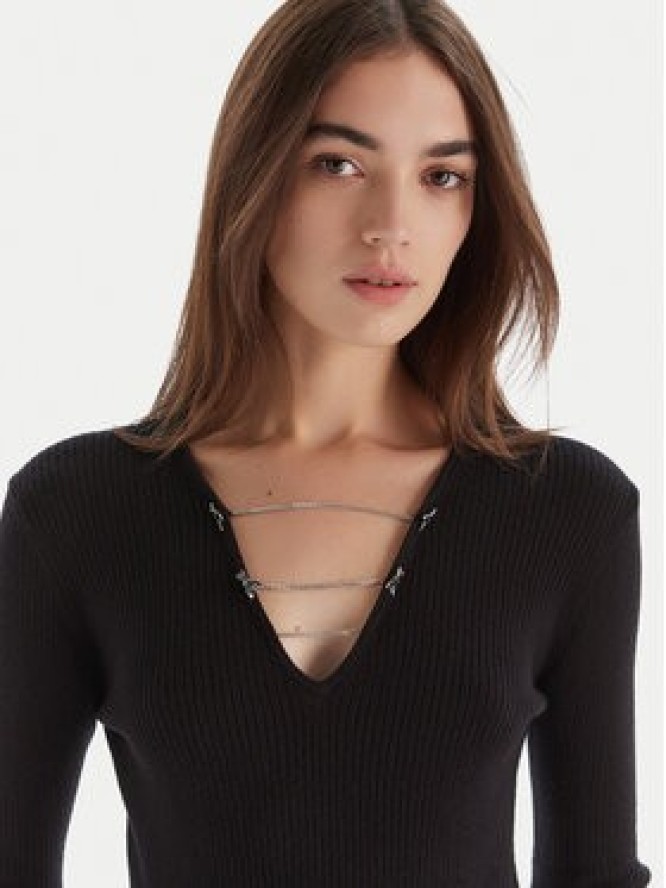 Patrizia Pepe Sweter 2K0331/K7S0-K103 Czarny Regular Fit