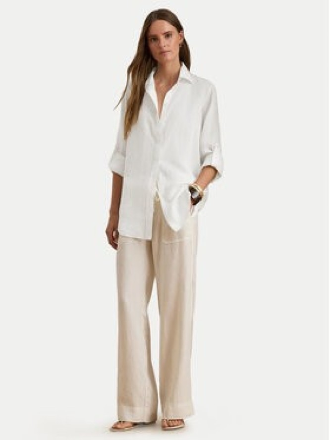 LAUREN RALPH LAUREN Koszula 200782777001 Biały Relaxed Fit