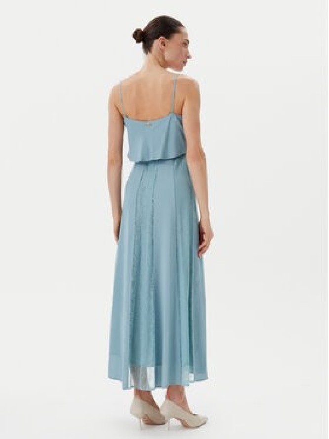 TWINSET Sukienka letnia 251TP2412 Niebieski Regular Fit
