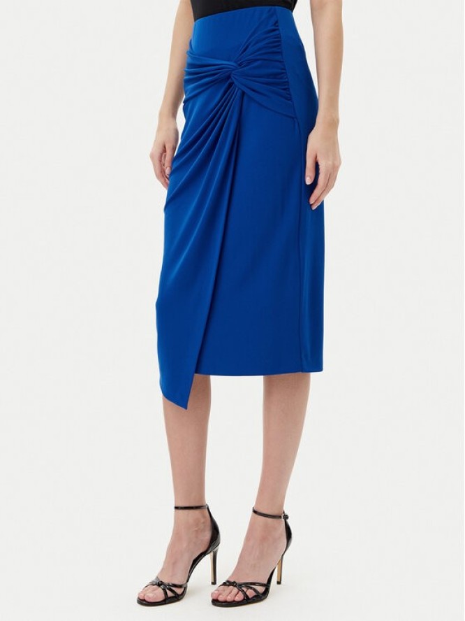 Rinascimento Spódnica midi CFC0123489003 Niebieski Regular Fit