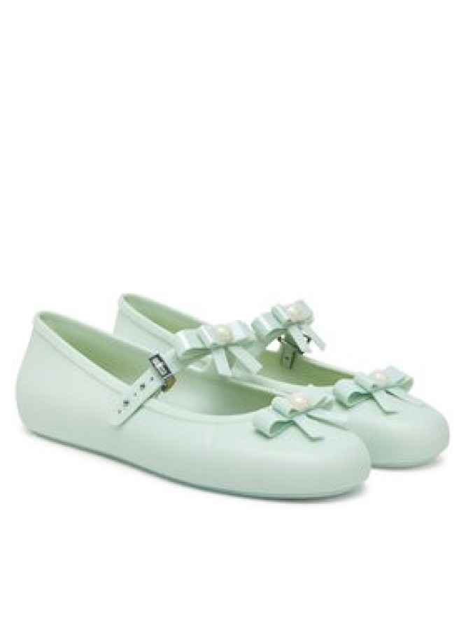 Melissa Baleriny Melissa Soft Ballerina Bow Ad M 35971 Zielony