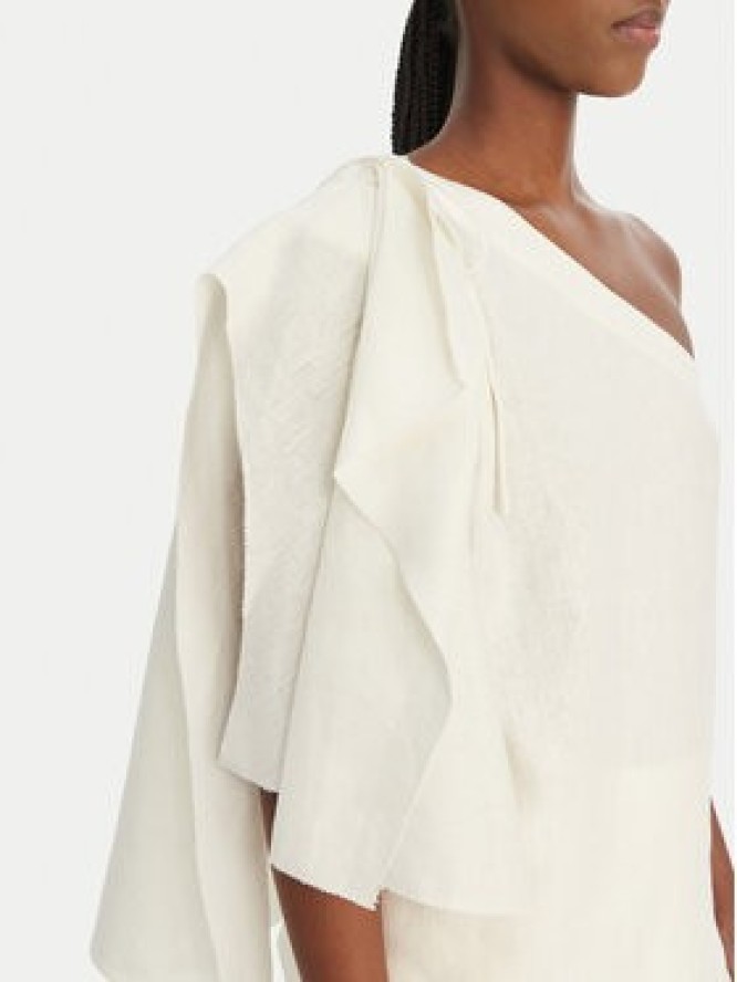 Eleh Bluzka SS260317 Biały Regular Fit