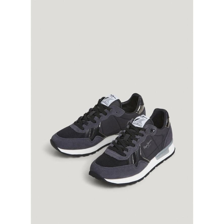 Sneakersy damskie Pepe Jeans Brit Mirror