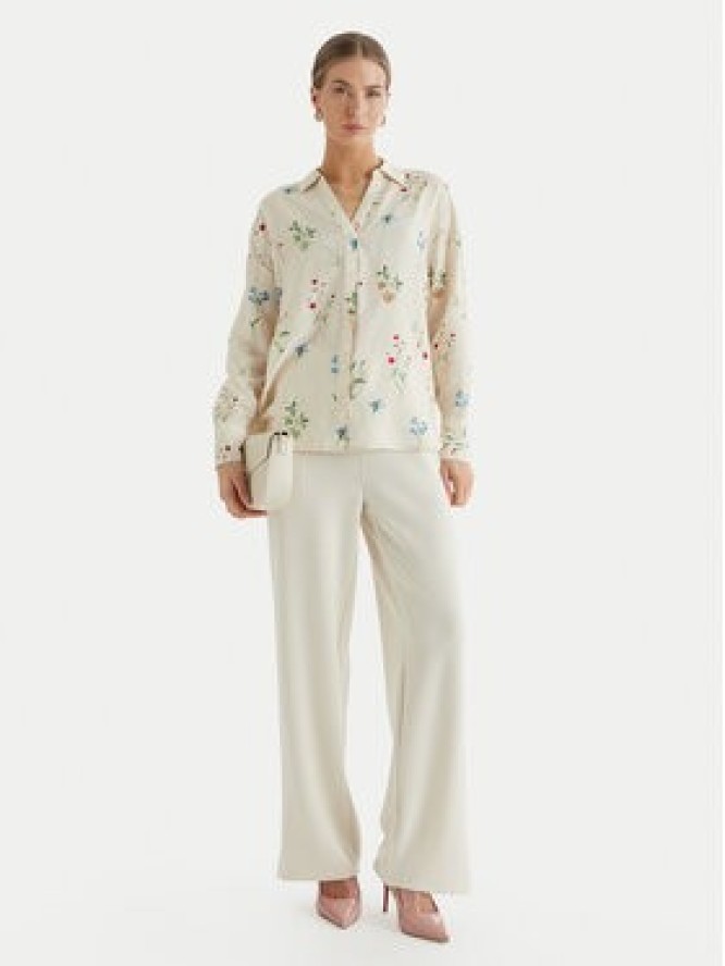 ONLY Spodnie materiałowe Maya 15369156 Beżowy Loose Fit